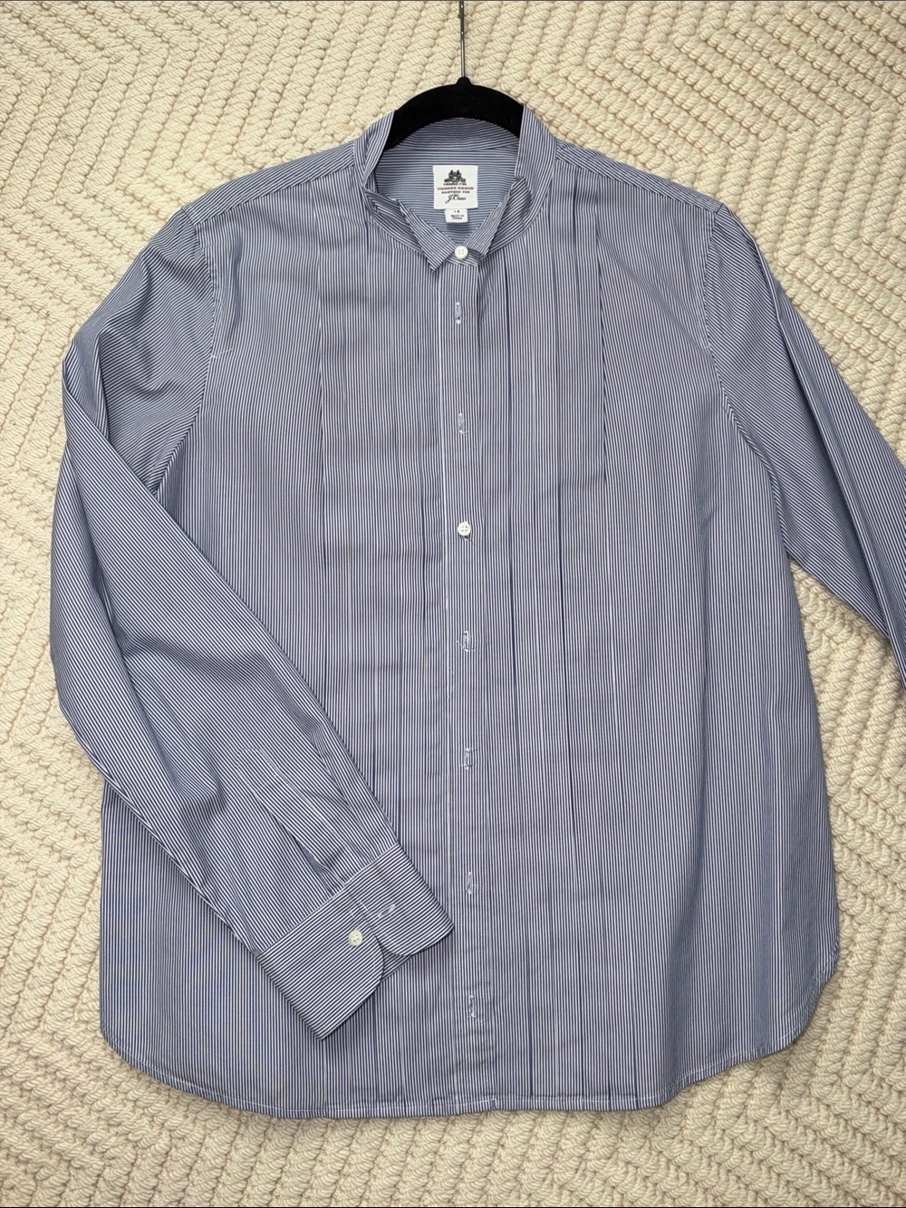 Thomas Mason Shirtings for J.Crew Striped Button Down Shirt Size 14 Like New